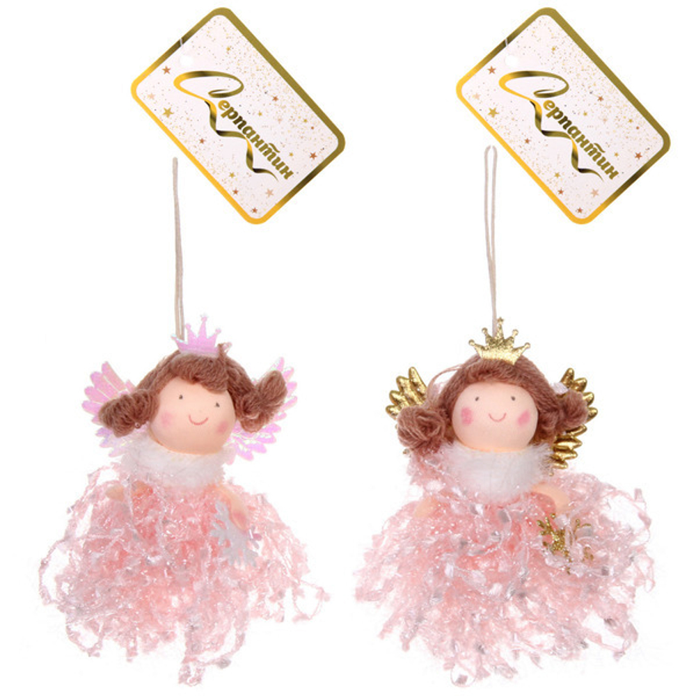 Подвеска «Фея - Сказка» 12 см (в ассортименте), Розовый