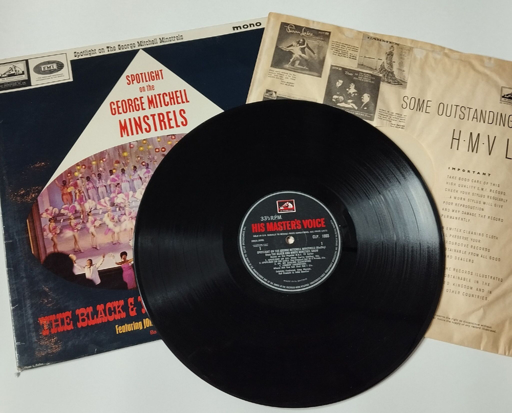 Винтажная виниловая пластинка LP Spotlight On The George Mitchell Minstrels (UK 1964)