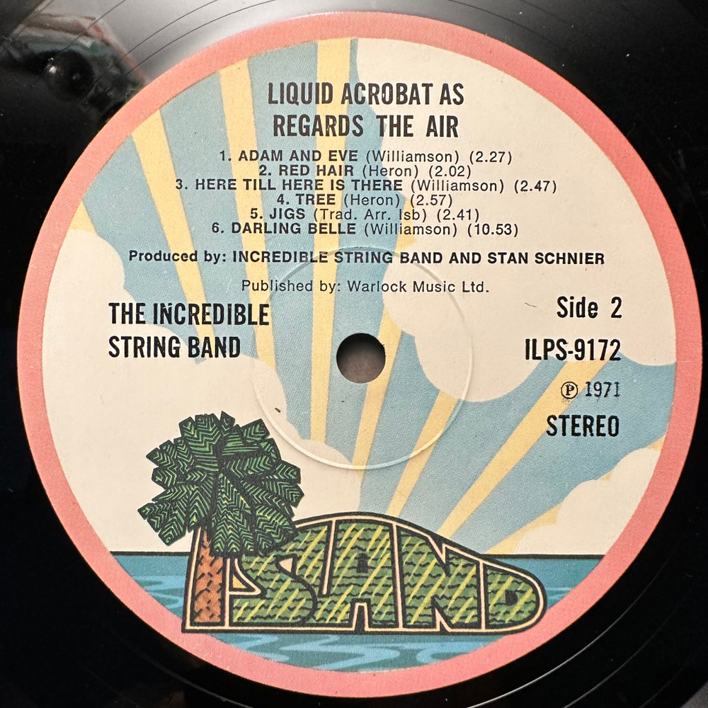 The Incredible String Band - Liquid Acrobat As Regards The Air (Англия 1971г.)