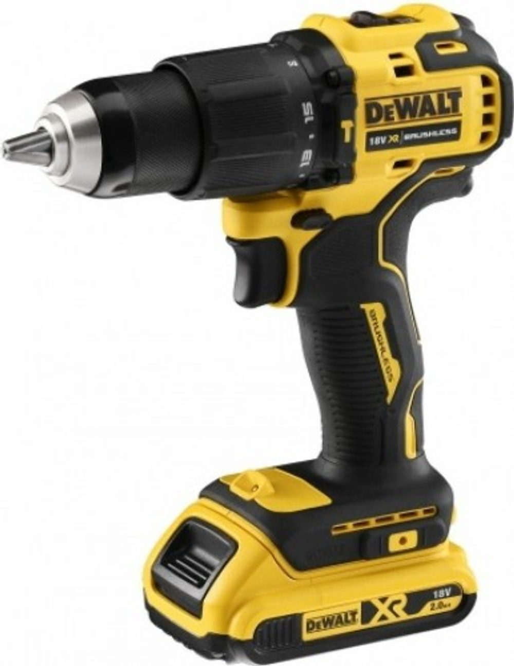 Аккумуляторная дрель-шуруповерт DeWALT DCD 709 S2T ударная, бесщеточная DCD709S2T