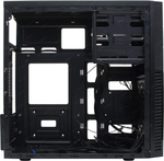 Корпус Minitower Aerocool &lt;CS-105 Blue&gt; MicroATX без БП, с окном