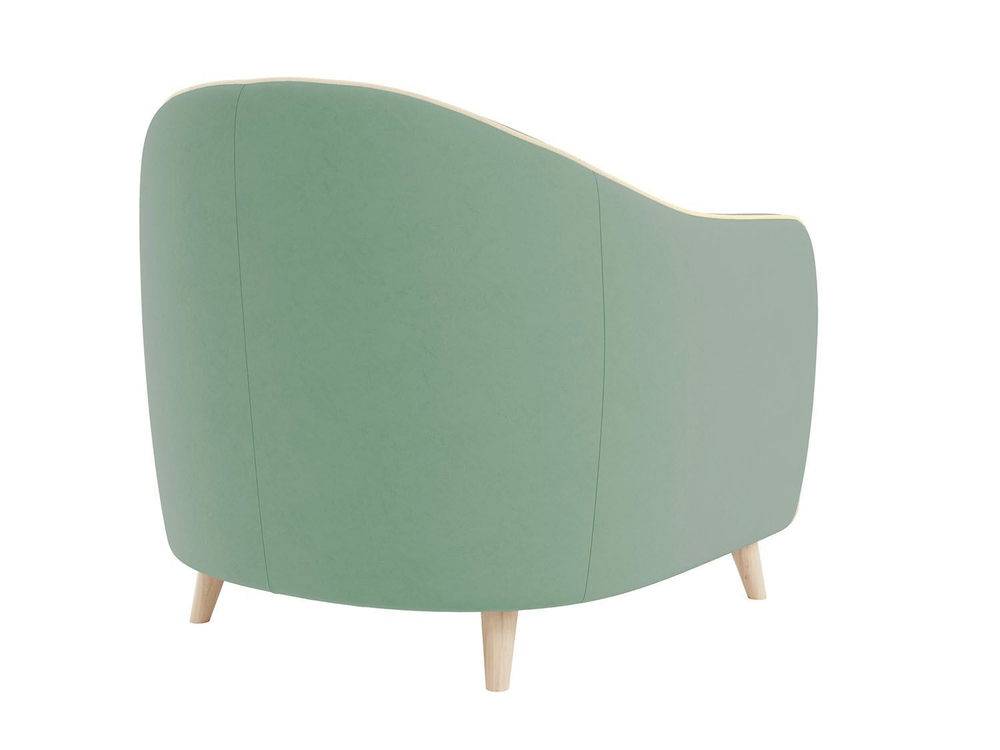 Кресло Лона / велюр киото олива/велюр киото крем