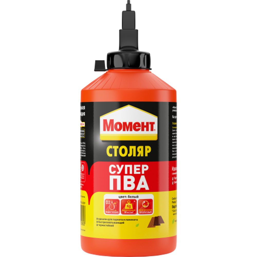 Клей Момент 422988 Столяр Супер ПВА 750 гр. | Клеи бытовые и универсальные