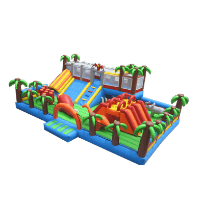 Надувной батут "Зоомир"