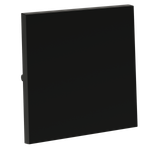 Клавиша для выключателя/переключателя одноклавишного, S70 (черный матовый)