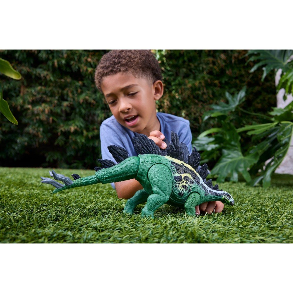 Jurassic World - Динозавр STEGOZAUR 35,5 см Гигантская атака JKL85