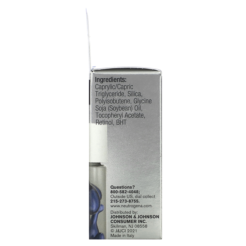 Neutrogena, Сыворотка с ретинолом, без отдушек, 7 капсул