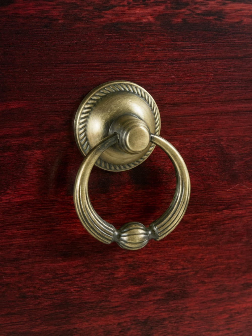 Комод Джоли, 110х50х94, из массива березы, с ящиками, красный, MAKOSA