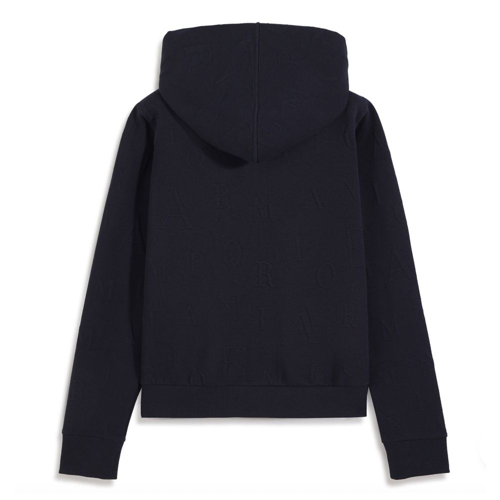 Женская толстовка темно-синяя Emporio Armani EW000392_AF15357