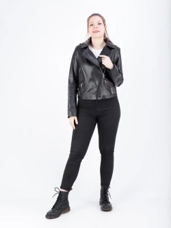 Косуха кожаная куртка женская Турция