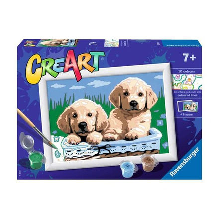Ravensburger - CreArt Детская книжка-раскраска Щенки 289318 / артикул   289318  / GTIN 4005556289318