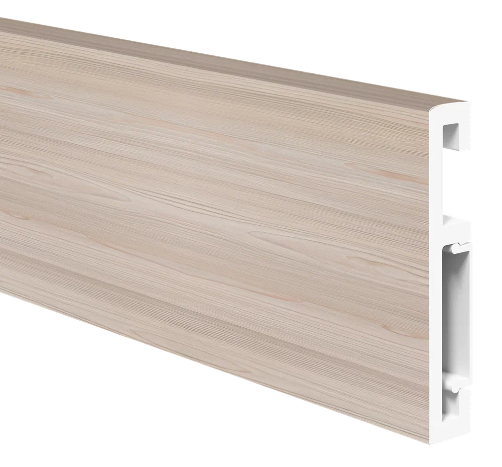 Напольный плинтус ПВХ Foresta Grace Эсперальба Уран FG 021 2000х70х13 мм