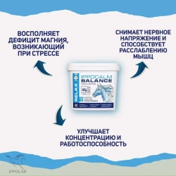 IPPOKALM BALANCE - базовая: MG-3+B complex+ L-Tryptophan +экстракты, 1400гр