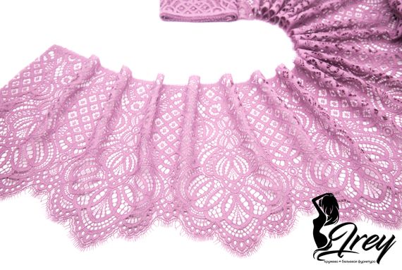 01-58 Кружево шантильи 25 см, лиловый
