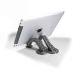 Держатель планшета в виде щупальцев осьминога, серая