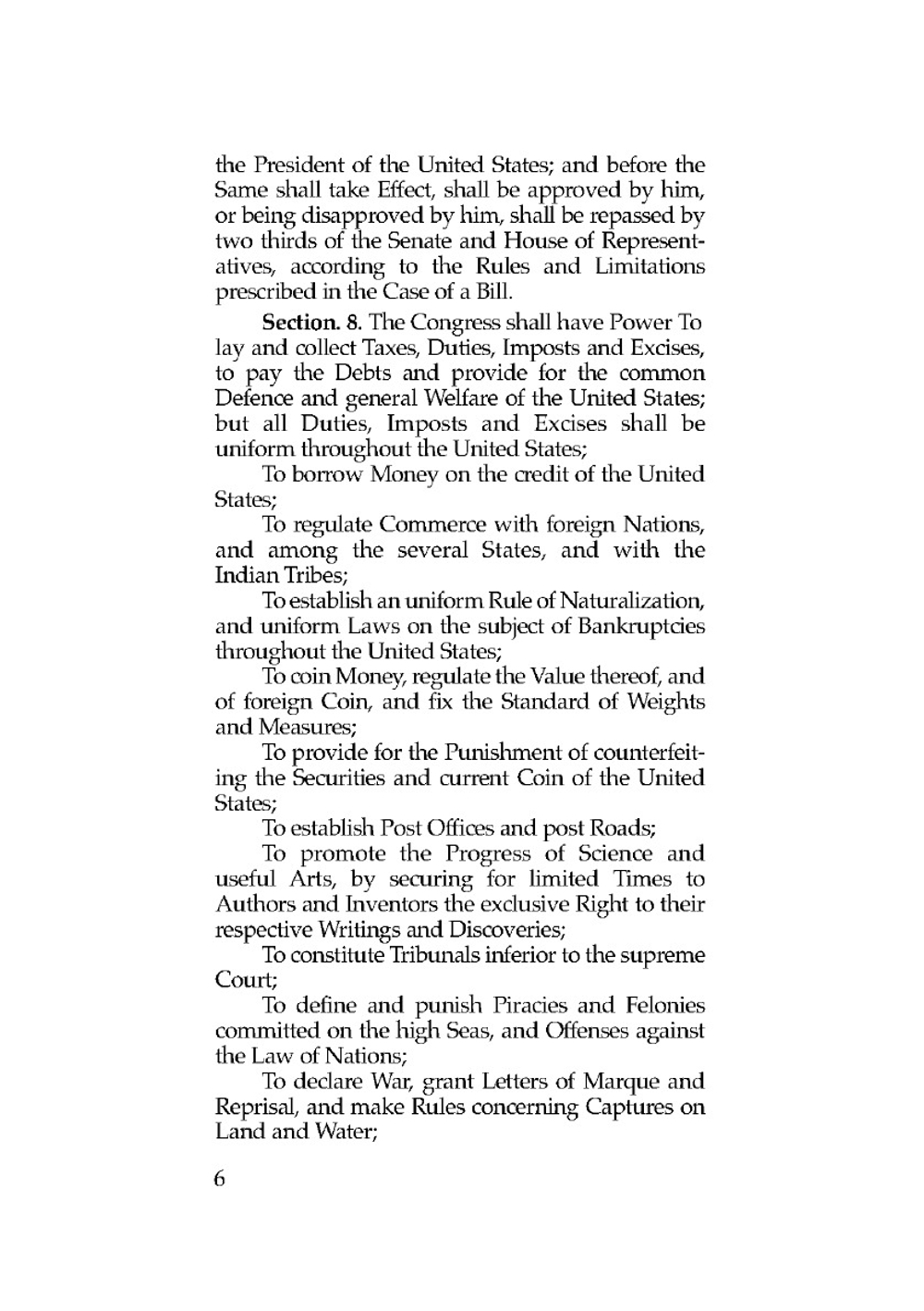 Constitution of the United States and the Declaration of Independence, Pocket Edition | Нет автора