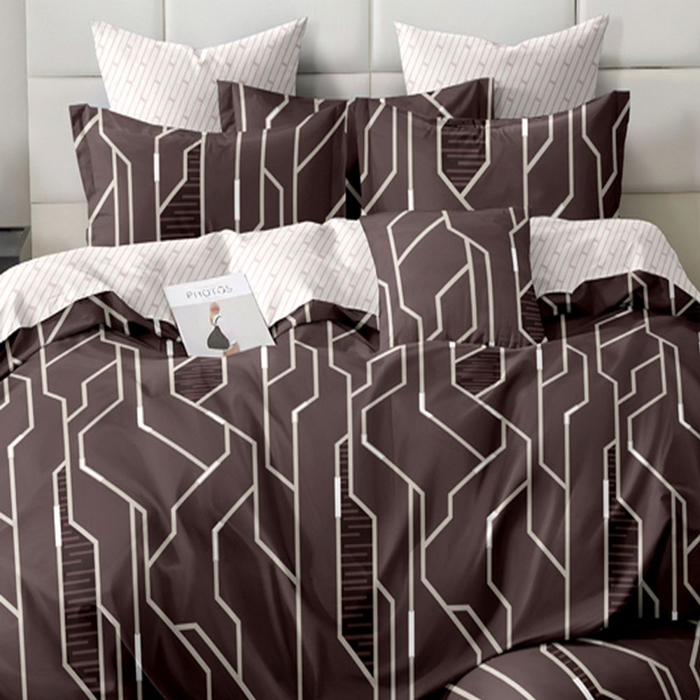 Комплект постельного белья "АВТ. 699", сатин, 100% хлопок, Россия. Пододеяльник на молнии!!!