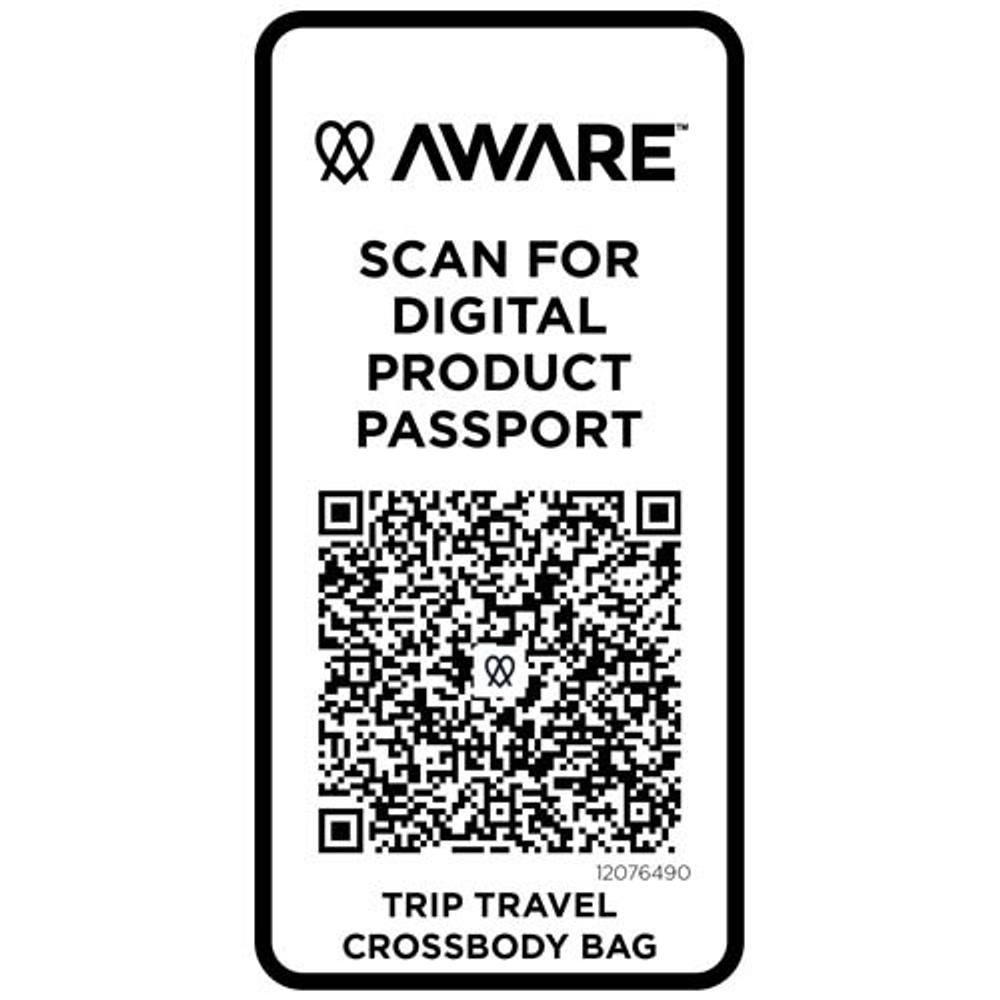 Trip Aware™ дорожная сумка через плечо из переработанного материала GRS объемом 1 л
