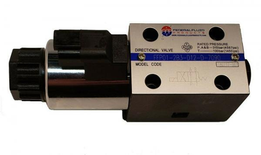 Гидрораспределитель тип РХ06341 110/50АМ РМАХ=32 МРА, DV=6MM С катушкой 110В