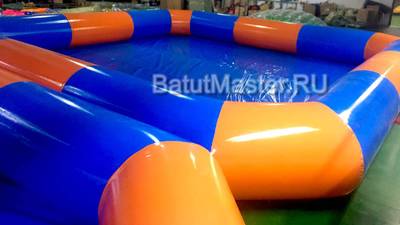 Бизнес-набор: Бассейн 7*7 м (1 шт), Водный шар ТПУ (3 шт), Водный роллер ТПУ (1 шт),насос (1 шт)