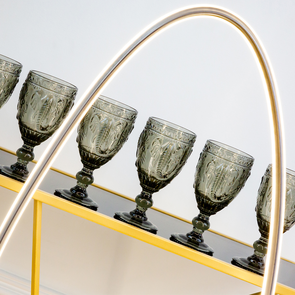 Набор бокалов 6шт 300мл Объект мечты Светский прием Рубби дымчатый серый кварц OM-21091722