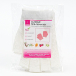 Белые открытые SPA-перчатки на основе натуральных масел (Цвет: белый)