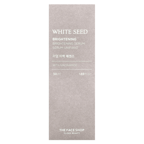 The Face Shop, White Seed, осветляющая сыворотка с ниацинамидом, 50 мл (1,69 жидк. Унции)