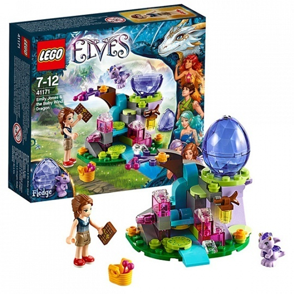 LEGO Elves: Эмили Джонс и дракончик ветра 41171 — Emily Jones & the Baby Wind Dragon — Лего Эльфы