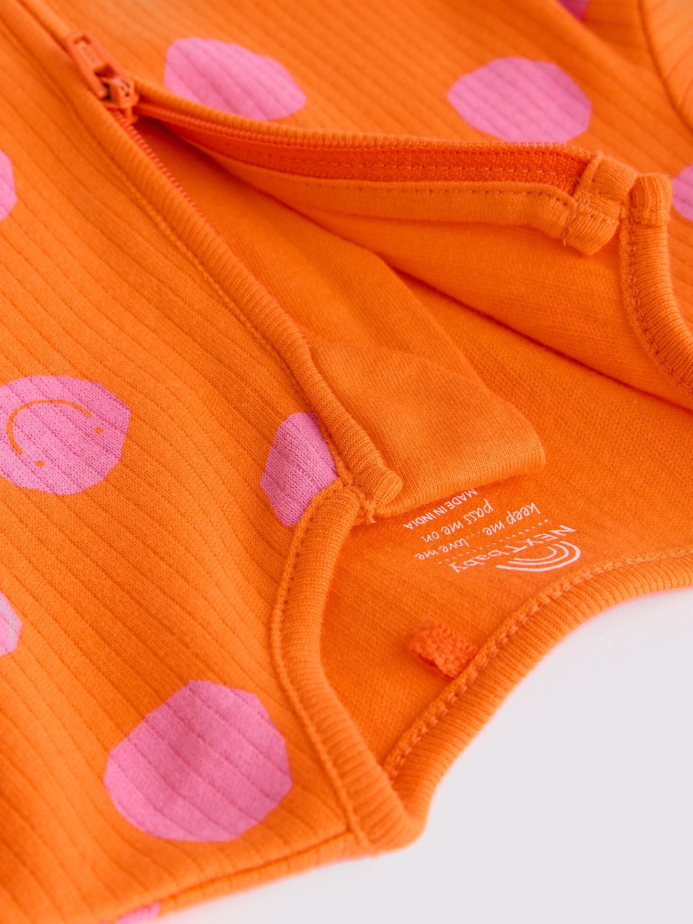 Комбинезон / Cлип для малышей Next N77-701, 3 шт., Розовый, Оранжевый