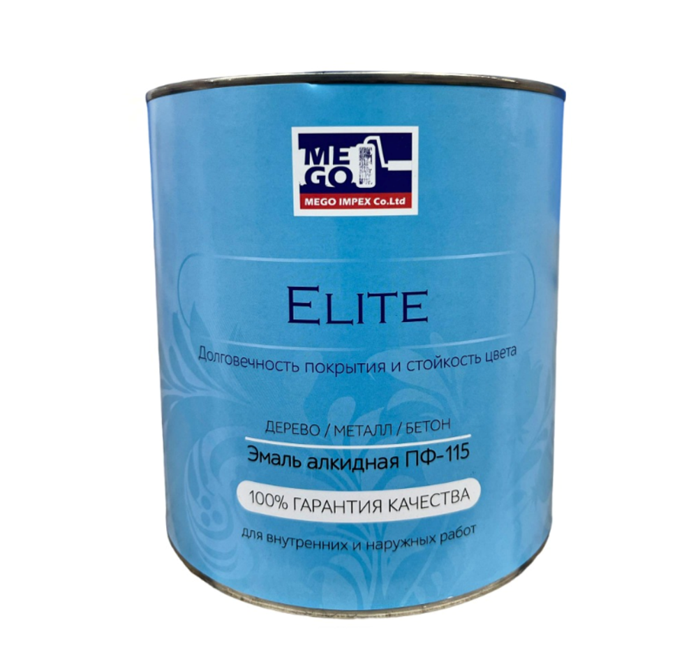 ЭМАЛЬ МЕГА ИМПЕКС ELITE ПФ-115 ГОЛУБОЙ 2,6КГ