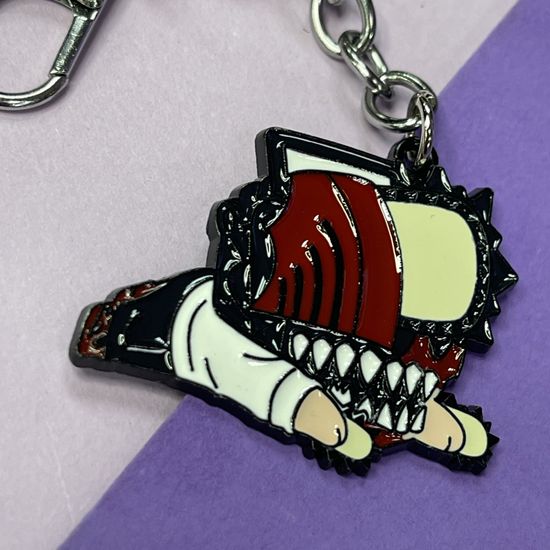 Брелок металлический Денджи Человек-бензопила Chainsaw man