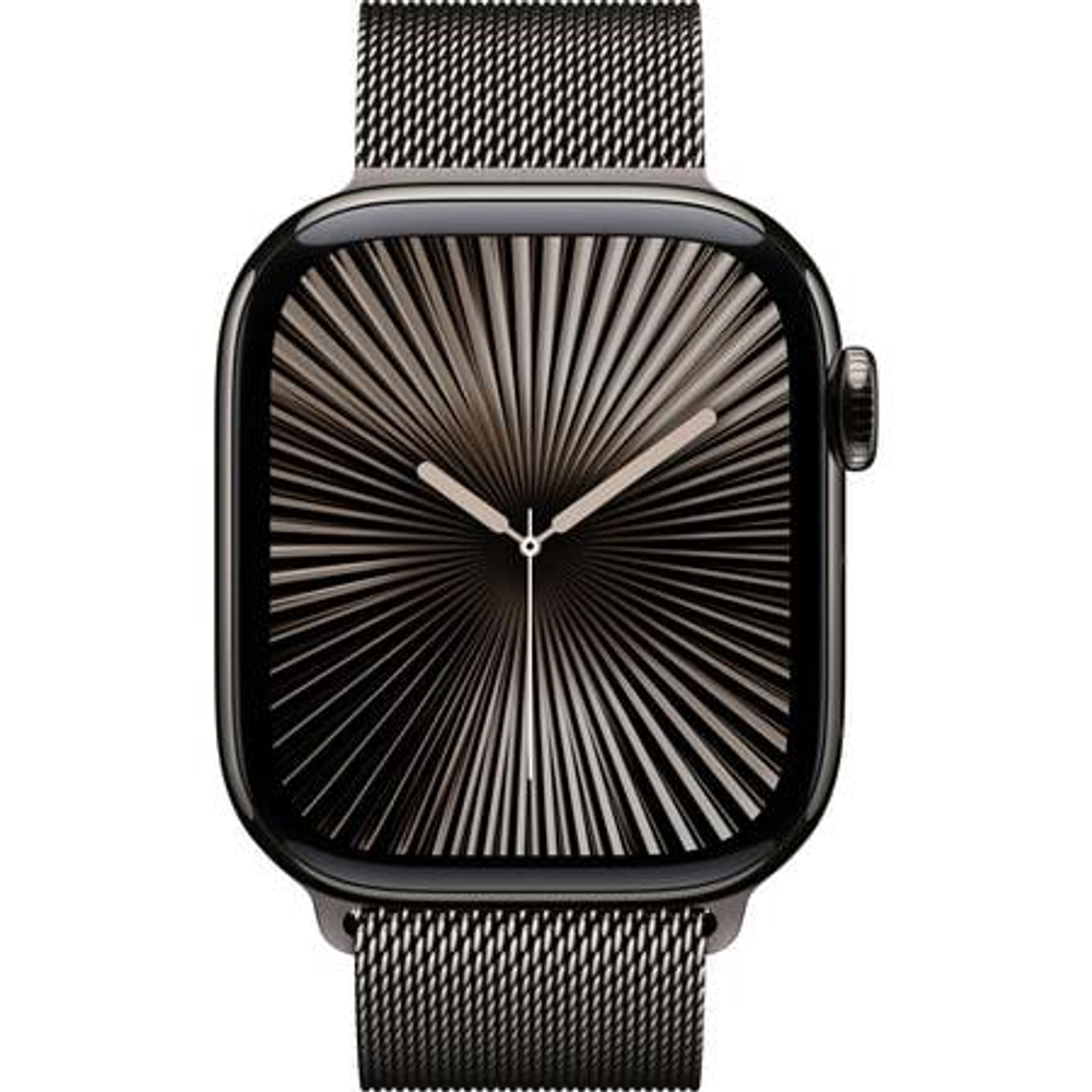 Apple Watch 10 46mm S/M Титан Графитовые Ремешок Milanese Графитового Цвета