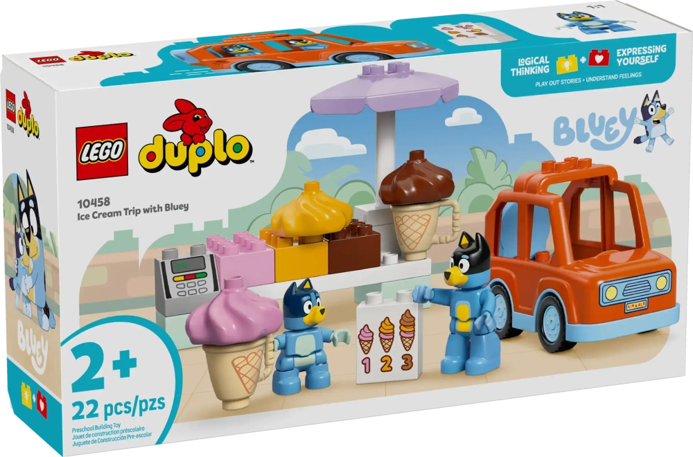 Конструктор LEGO Bluey 10458 Поездка за мороженым с Блуи
