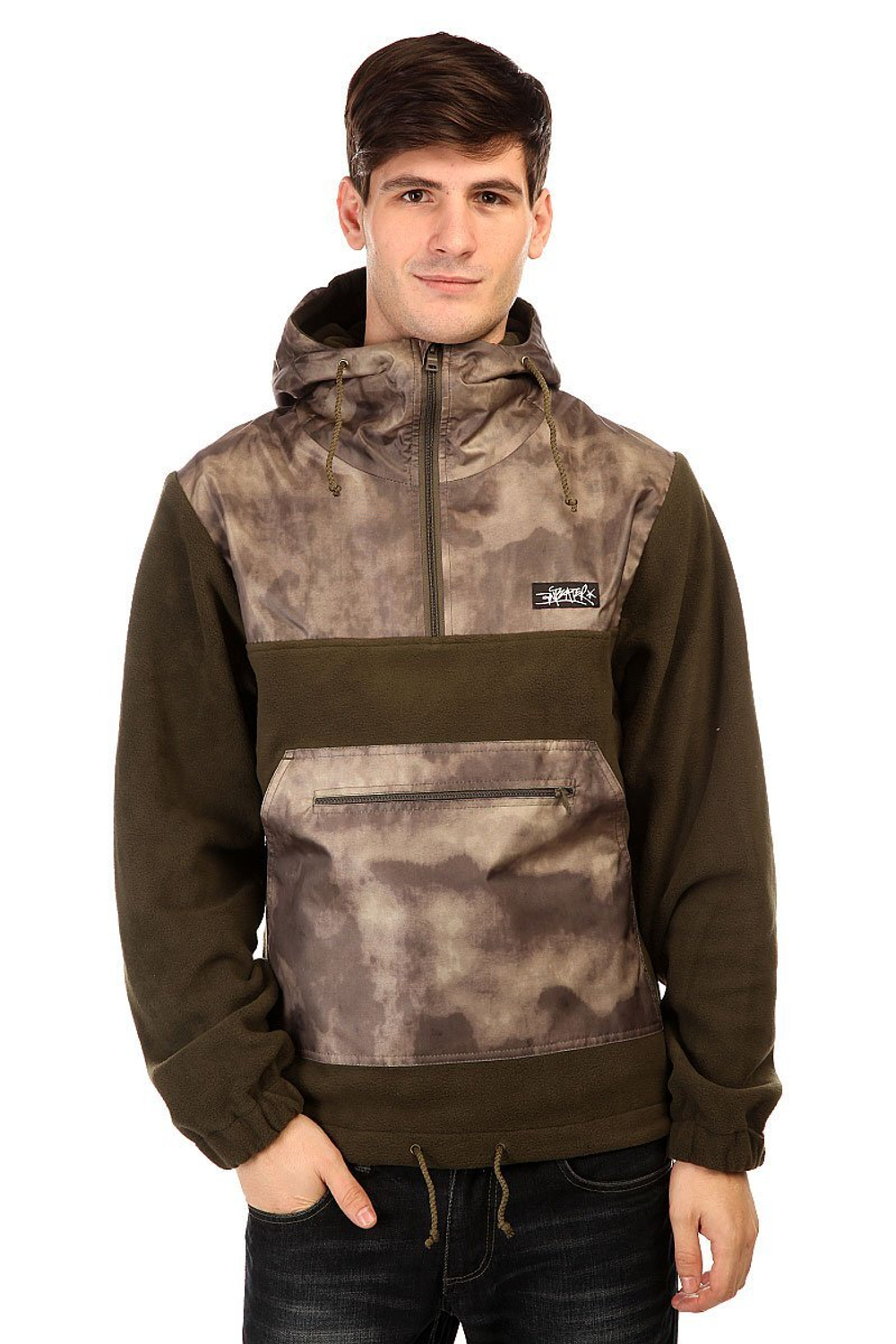 Fleece anorak discount