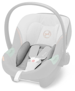 Коляска Cybex Balios S Lux BLK complete Aton S2 Lava Grey 3 в 1 Moon Black с дождевиками