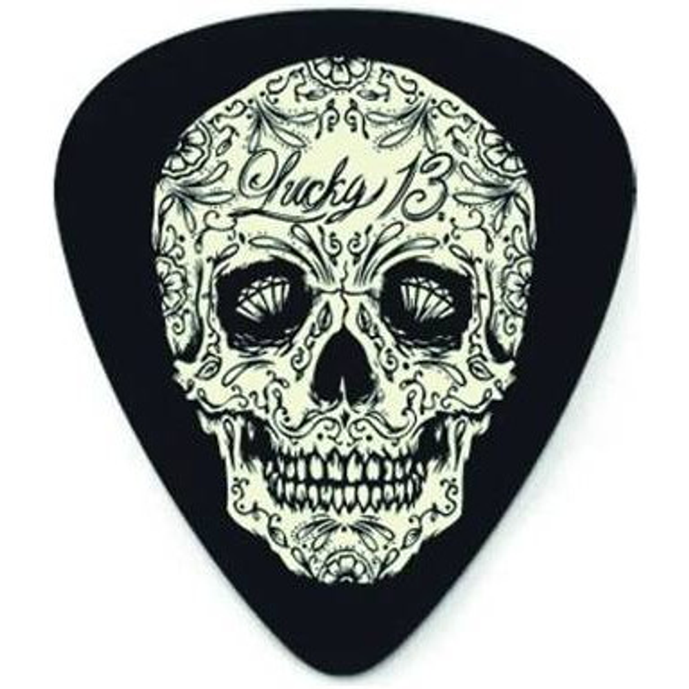 DUNLOP L14R DEAD WOOD медиатор с картинкой 0,6 мм.