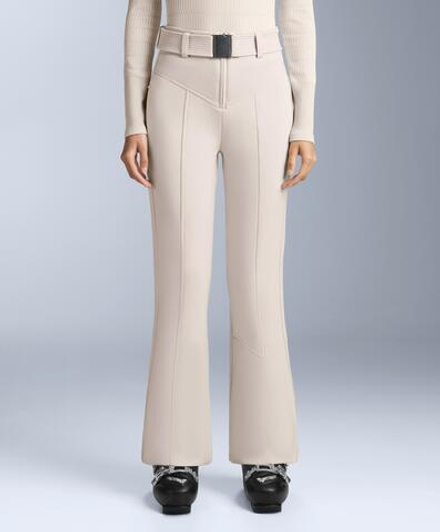 OYSHO Водонепроницаемые расклешенные эластичные брюки SKI с высокой посадкой, норка