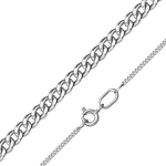 Цепь из серебра с алмазной гранью (плетение «Панцирное»)