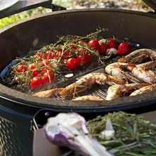 Сковорода-планча чугунная полукруглая для гриля Big Green Egg L