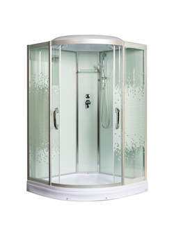 Душевая кабира  МОНОМАХ 10000005847 120/120/15  С МЗ, 1200х1200х2200, полукруг