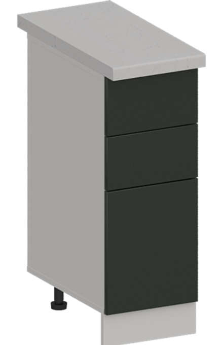 Кухня Модуль ШН3Я 300 Вотан / Насыщенно-зеленый