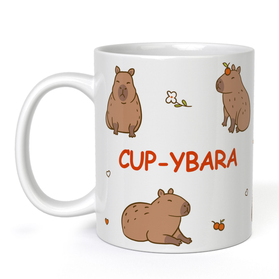 Кружка керамическая Cup-Ybara, Капибара, 330 мл