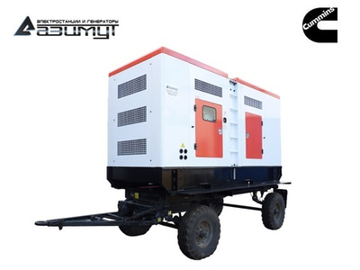 Дизельный генератор Азимут ЭД-400-Т400-1РПМ15 Cummins на шасси в капоте