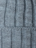 Шапка зимняя детская с помпоном на завязках и снуд