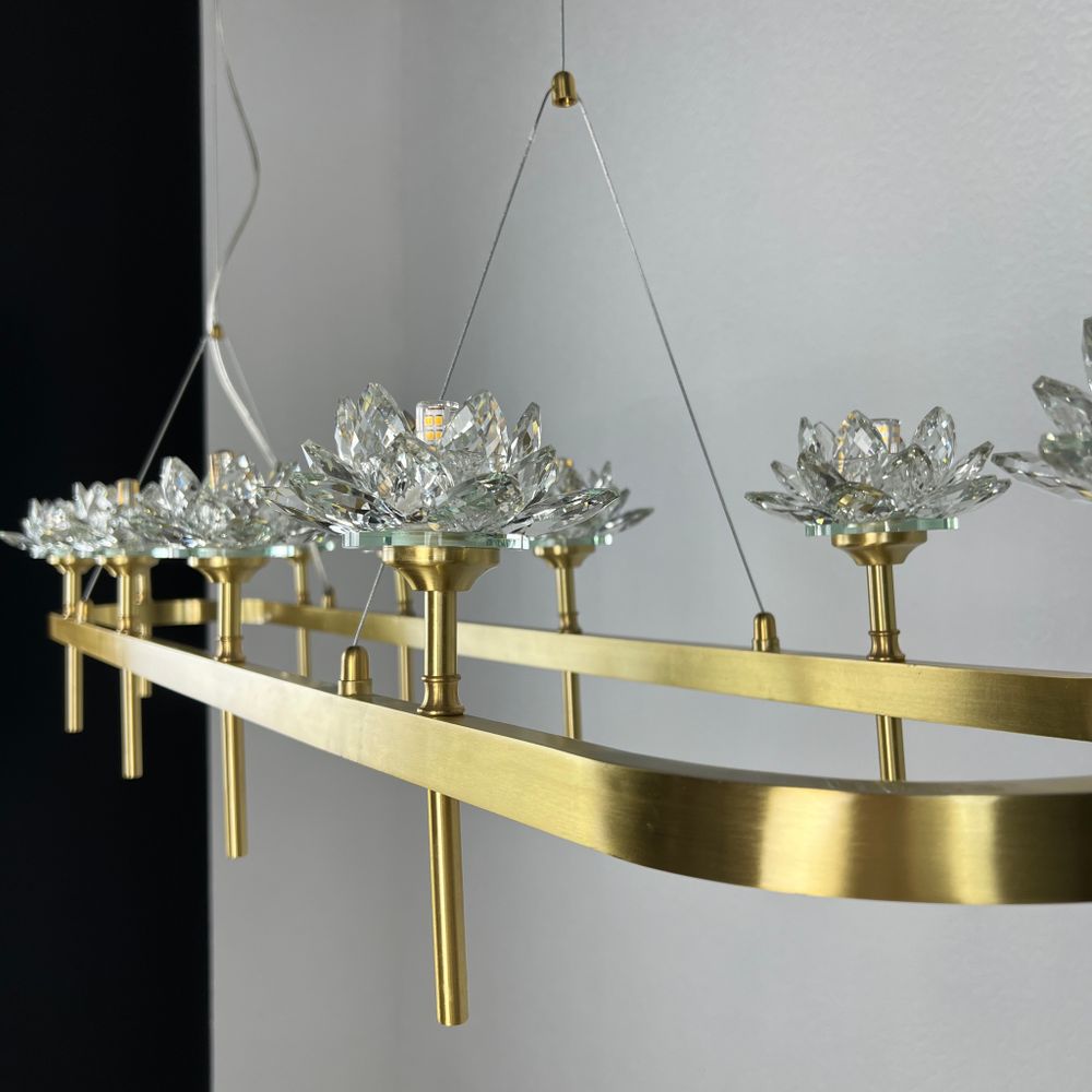 Подвесная Люстра Lotos Long 10 By Imperiumloft