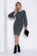 Платье Шарли (темно-зеленое) П12482-18 LT Collection