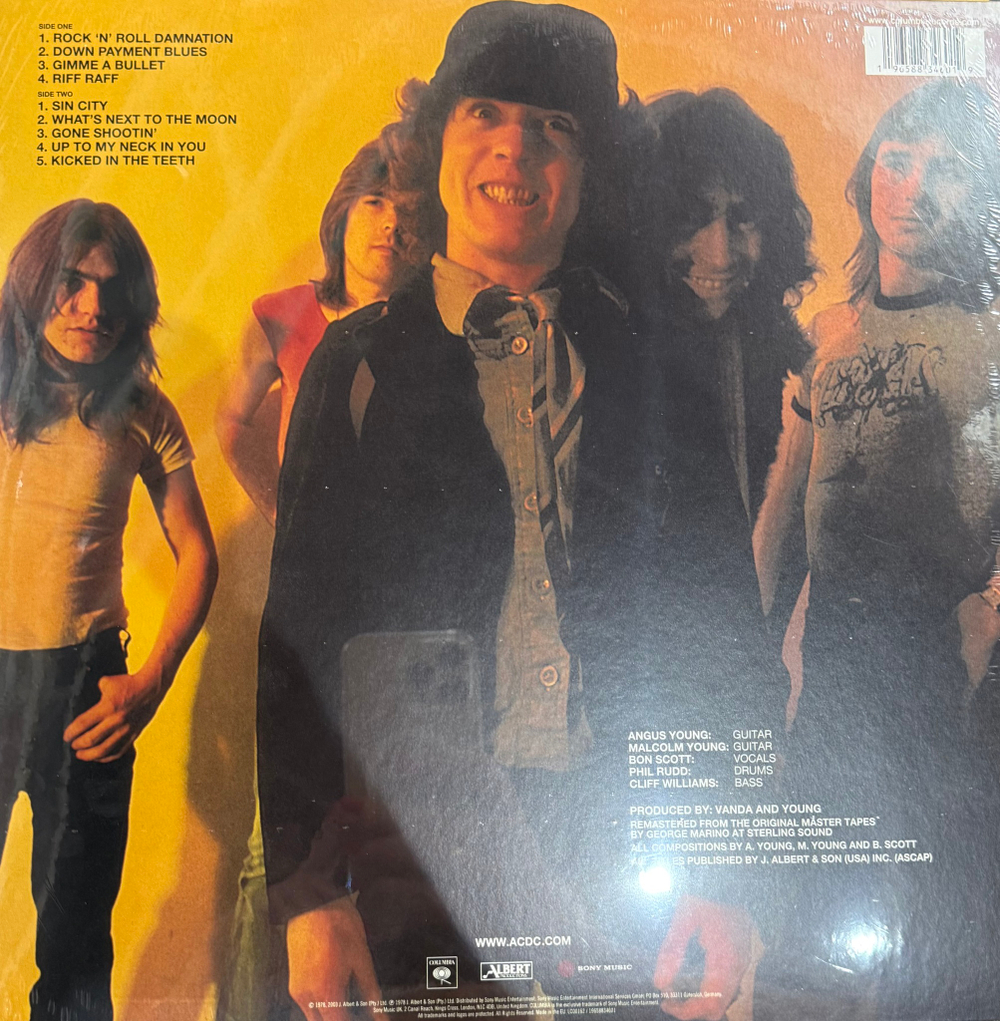 Виниловая пластинка AC/DC ‎– Powerage Gold LP