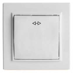 Переключатель перекрестный одноклавишный Stekker Эрна 39925