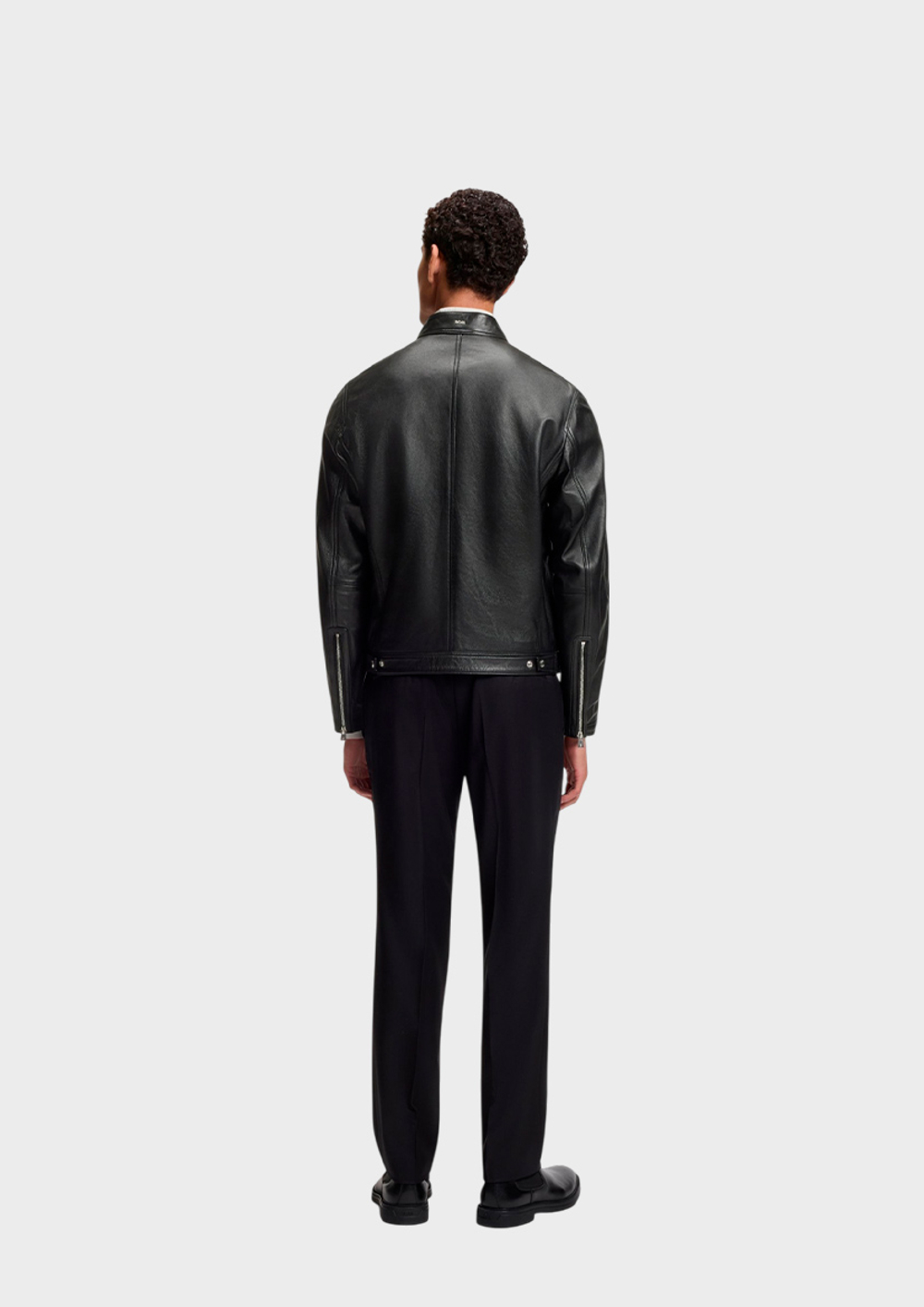 Куртка кожаная BOSS H-Mansell5