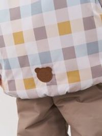 Куртка демисезонная "Клеточка" 0+